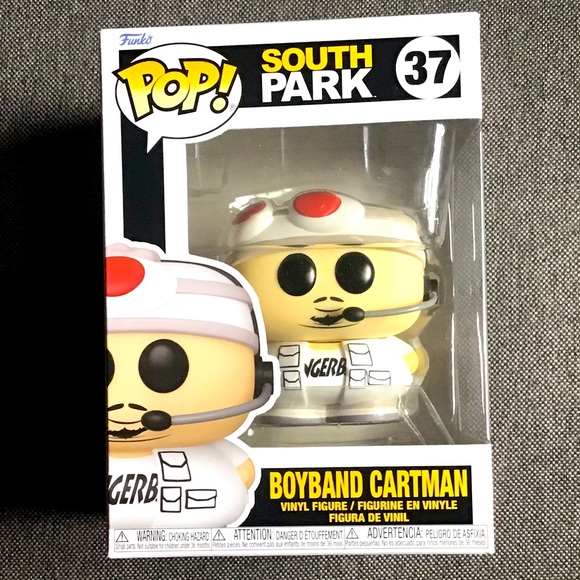 Funko Pop South Park Boyband Cartman with/Pop Protector